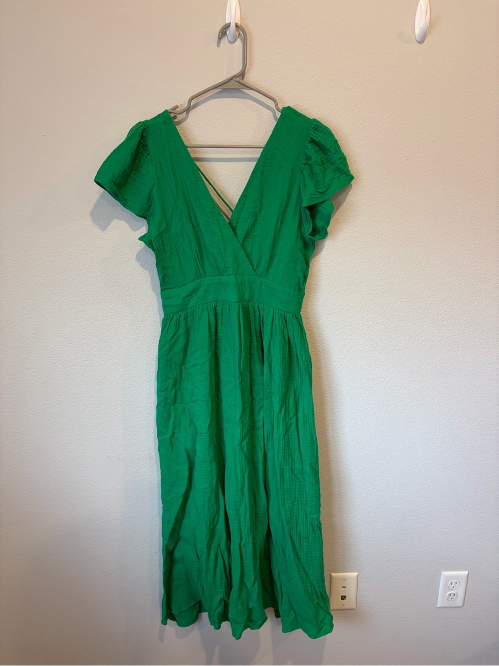 NWT green midi dress